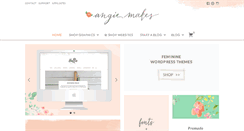 Desktop Screenshot of angiemakes.com